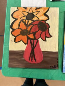 TNC student version of Van Gogh's Sunflowers