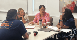 PK-12 staff in a training workgroup