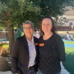 Dr. Veronica Ruiz with Ashley Johnson