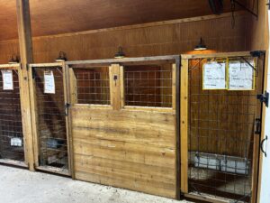 One of the goat pens at Pathfinders