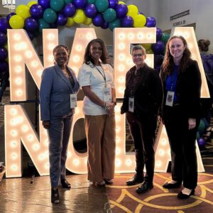 Nicole Whetstone, Janina Roberts, Veronica Ruiz-Winner and Ashley Johnson