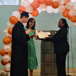 Simon Graduate, w Dr. Whetstone